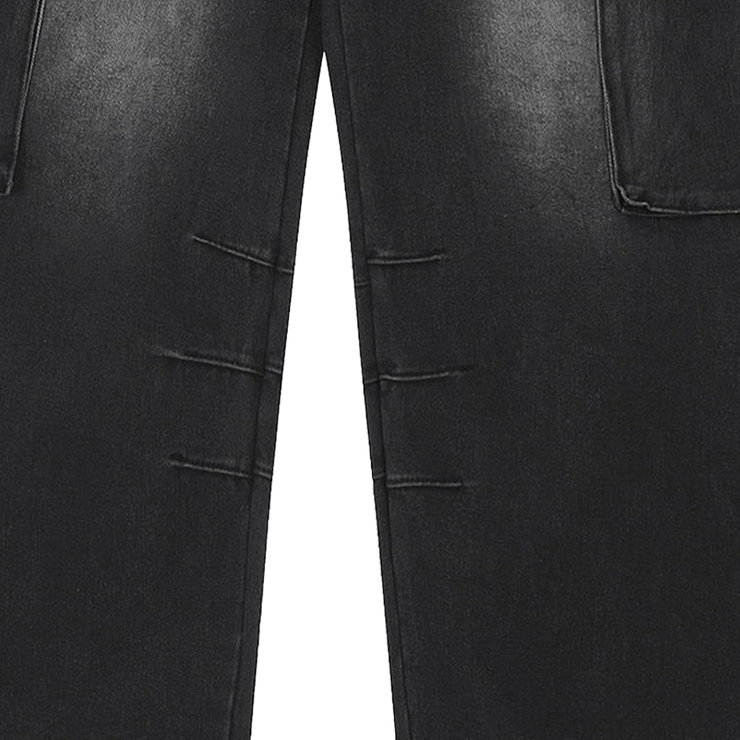 Mens Classic Loose Denim Work Pants Casual Straight-fit Regular Cargo Jean Relaxed Fit Hip Hop Jeans Multi Pockets