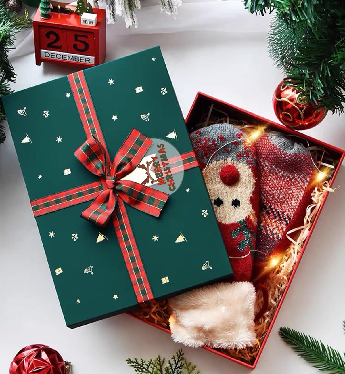 Lot De 24 Boules De Noël Rondes En Acrylique Transparent Avec Ruban