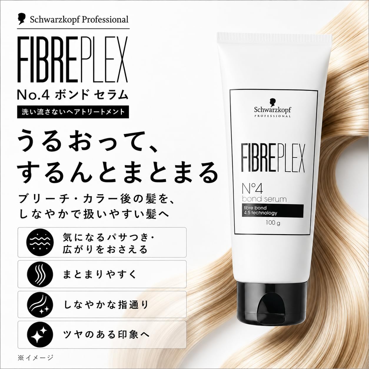 Amazon.co.jp: No.4 ボンドセラム 100g ファイバープレックス 洗い流さ