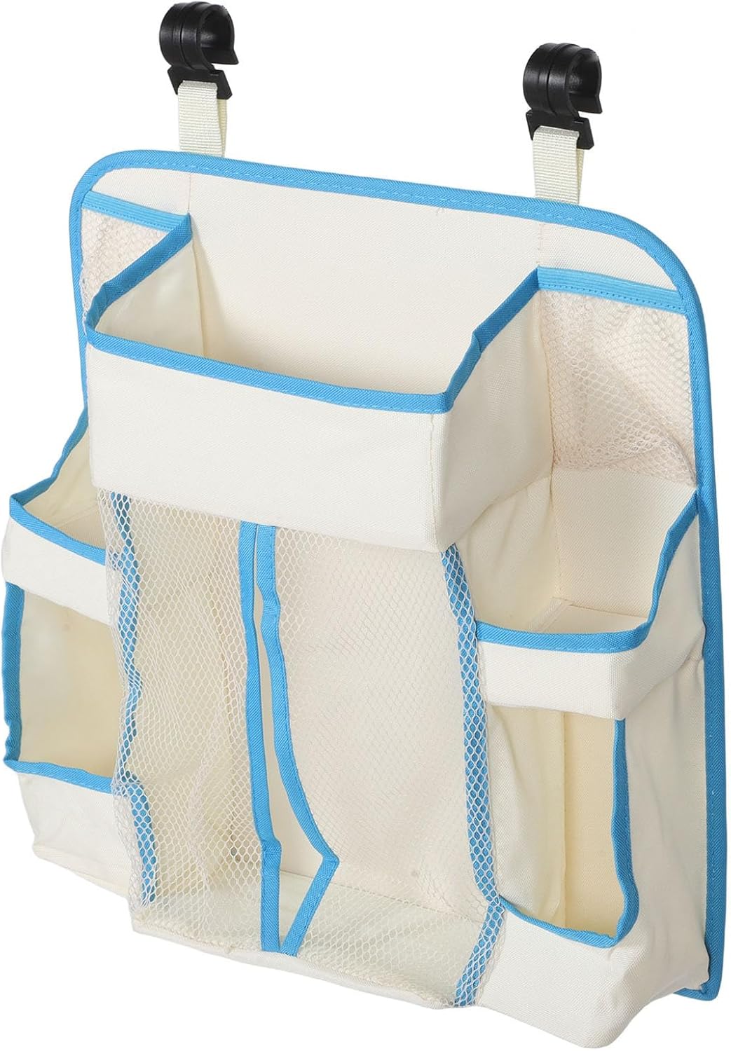 Large Capacity Crib Organizer Hanging Bag with Oxford Cloth Material Lightweight and Portable Stroller Organizer Bag for Daily Use and Travel Bedside Storage