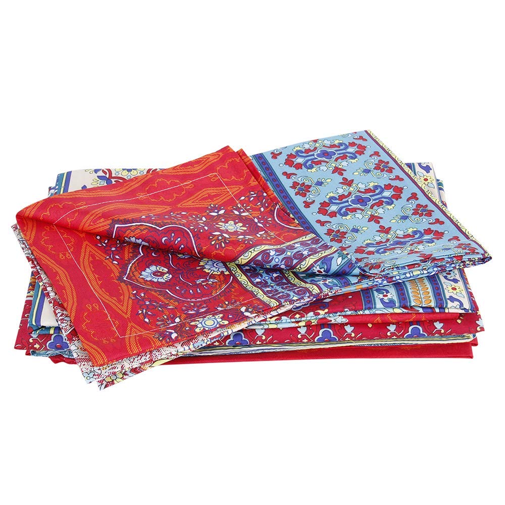 Set copripiumino trapuntato in stile boho per letto matrimoniale - set