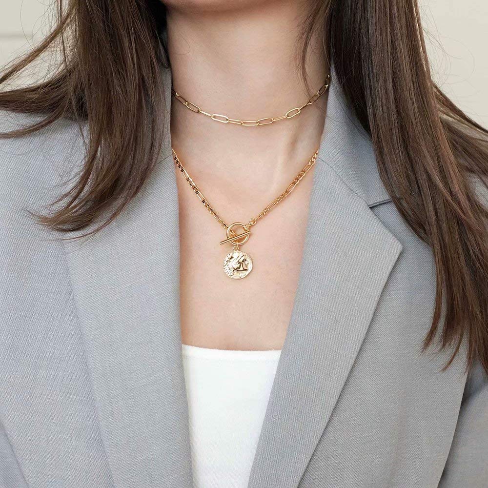 希少　MICHAELA 八角形ペンダント ネックレス　ゴールド　ヴィンテージ 希少 MICHAELA 八角形ペンダント ネックレス ゴールド