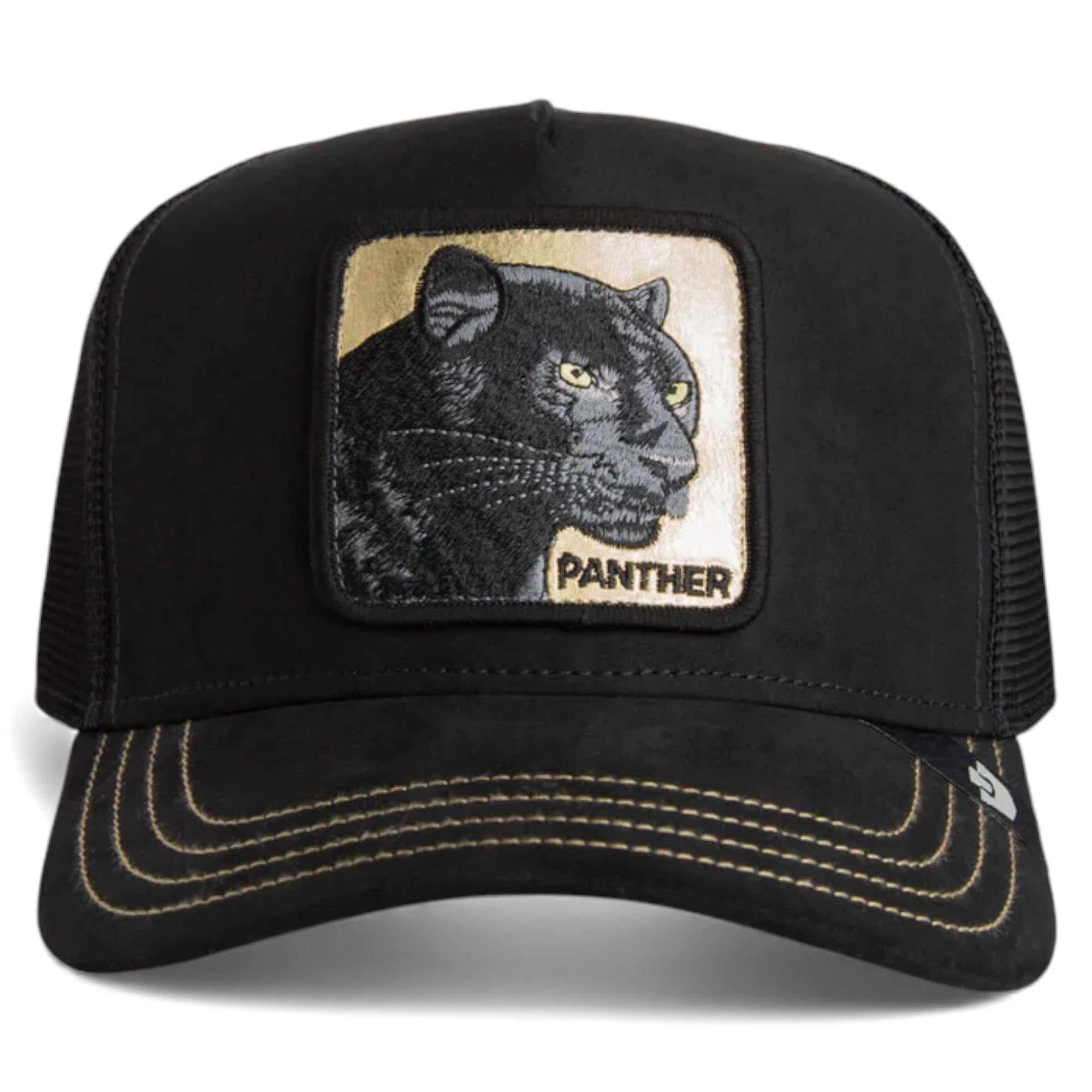 Goorin Bros. Trucker Cap Golden Panther Void Black Size: One Size