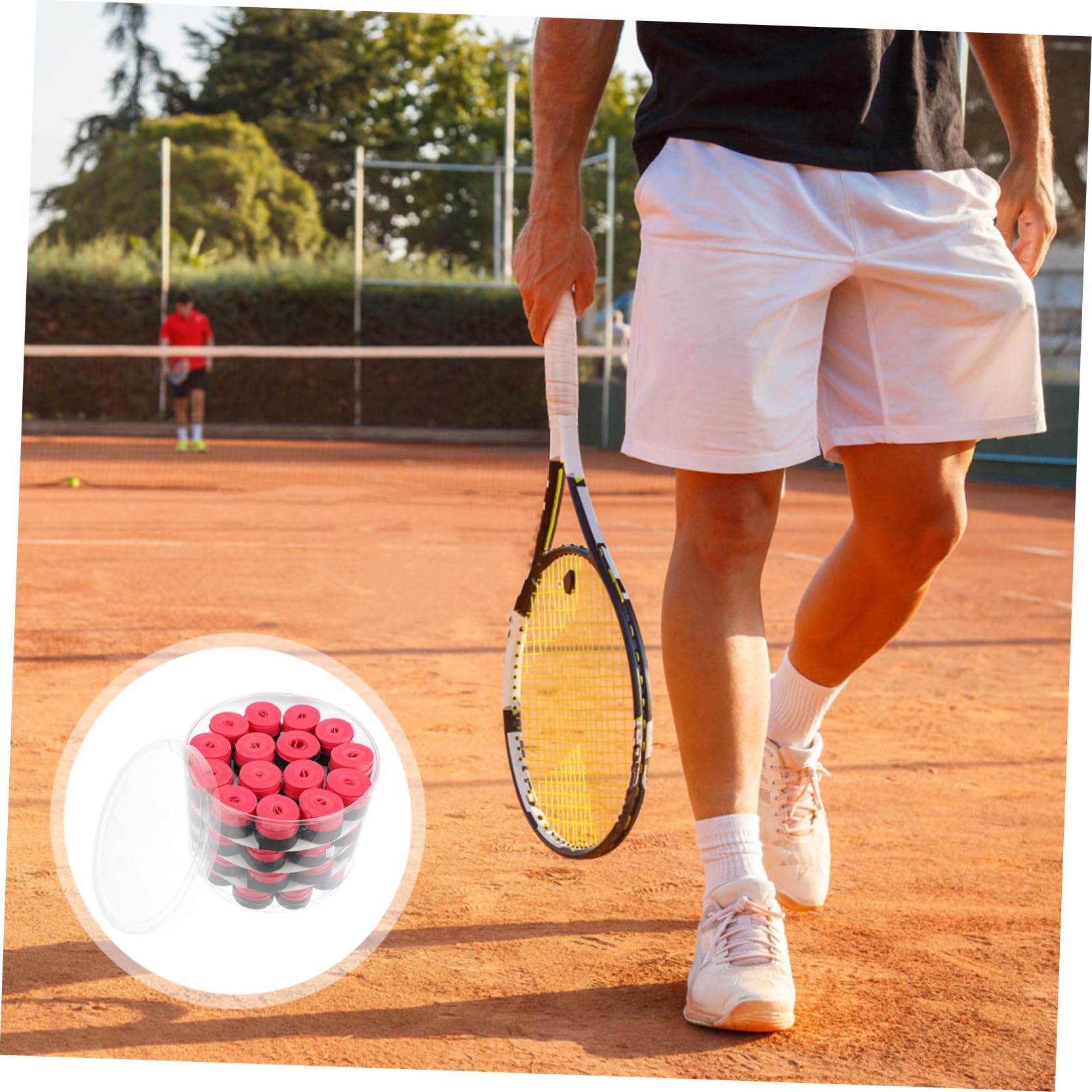 BESPORTBLE Colla per Racchette da Badminton Fasce per Racchette Assorbenti Il ​​Sudore Overgrip per Racchette da Badminton Overgrip da Tennis Nastri per Racchetta Viola,Porpora Pu