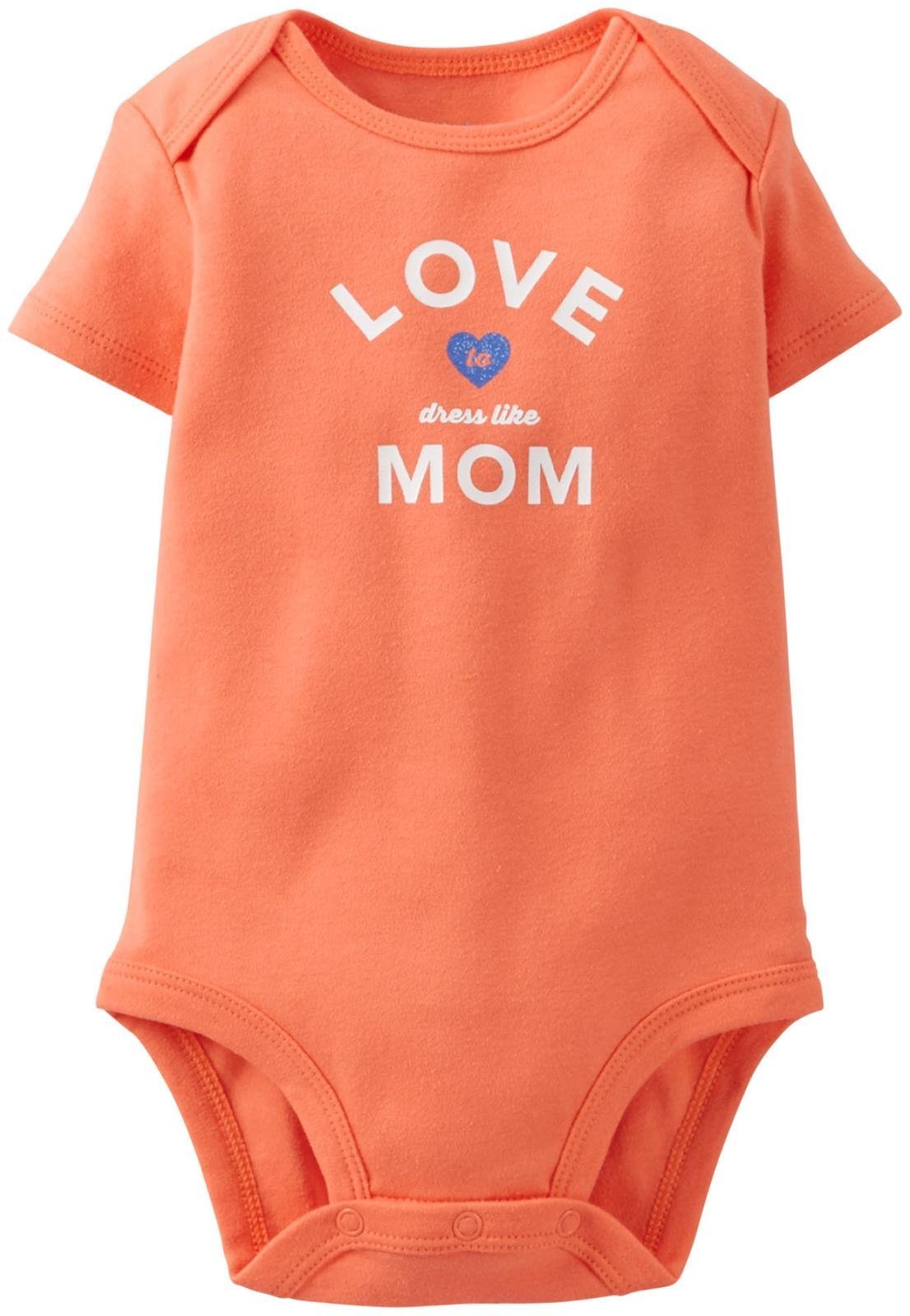 Carter's Baby Girls' Graphic Slogan Bodysuit (Baby) - Dress Like Mom - 18 Months