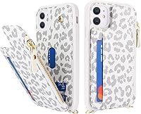 Vista 179 de Cavor for iPhone 11 Wallet Case with Card Slots Holder,Premium PU Leather Kickstand Feature Case [Wrist Strap] Double Magnetic Clasp Shockproof Flip