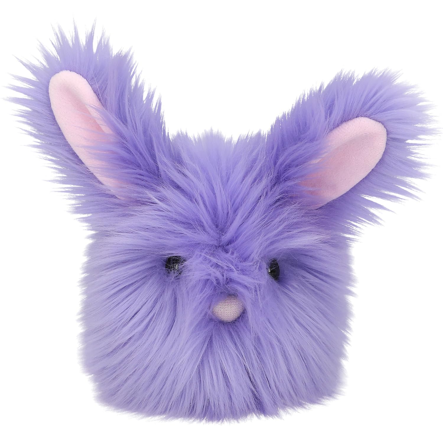 Depesche 13263 Snukis Cuddly Toy Rabbit in Purple with Long Ears, Approx. 18 cm Plush Toy with White Tail
