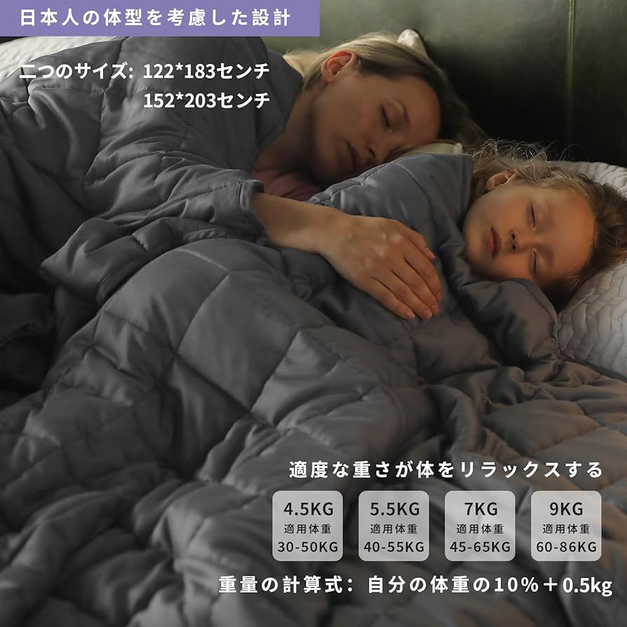 【美品】YNM ウエイトブランケット 加重ブランケット Amazon｜YnM ウェイトブランケット 加重ブランケット 152*203