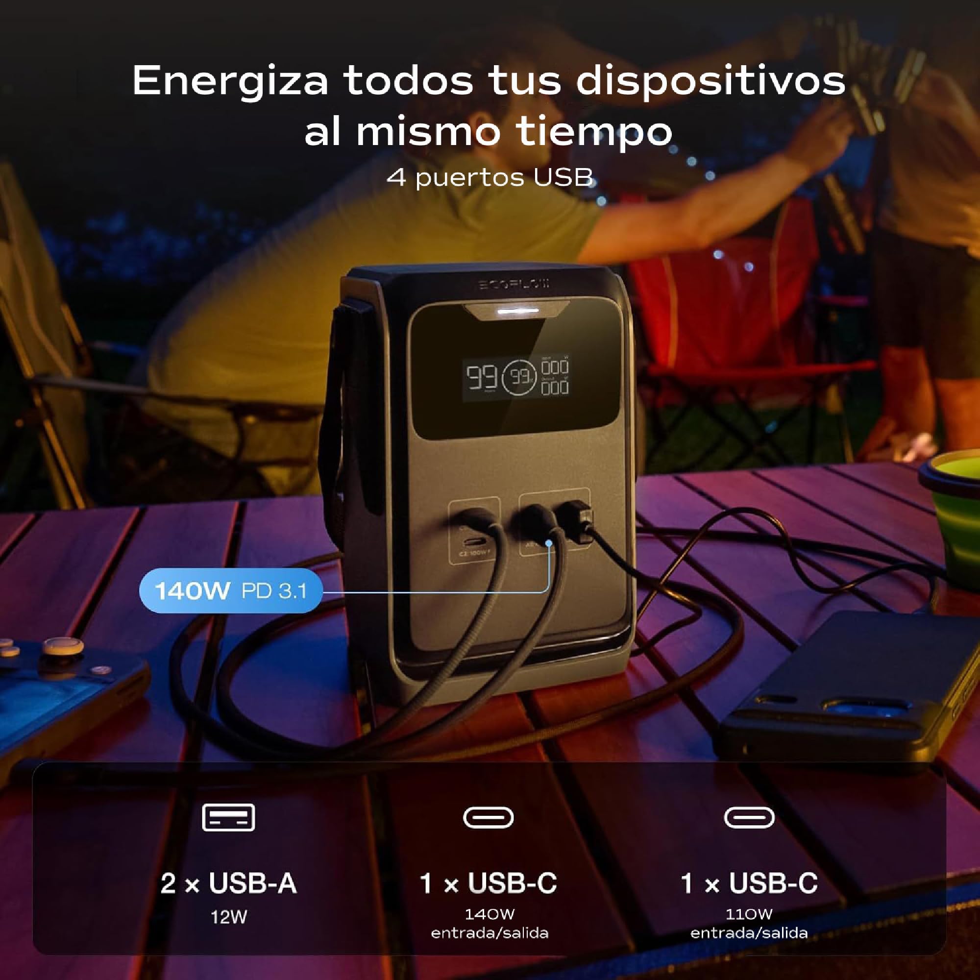 Amazon.com: EF ECOFLOW TRAIL 200 DC Portable Power Station, 192Wh