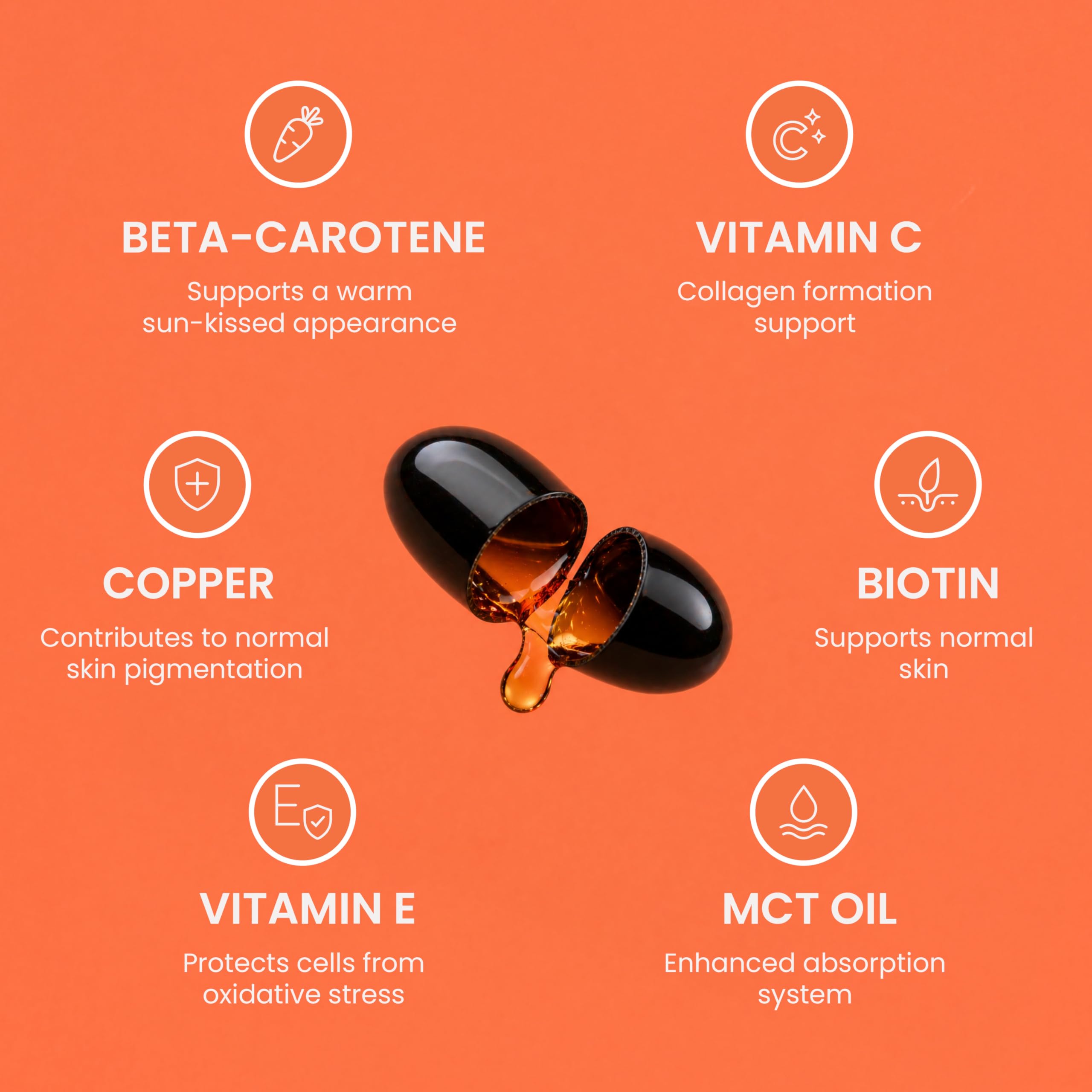 Betakaroten Gold® - Black Edition - Premium Nordic Quality - 60 Vegan Capsules
