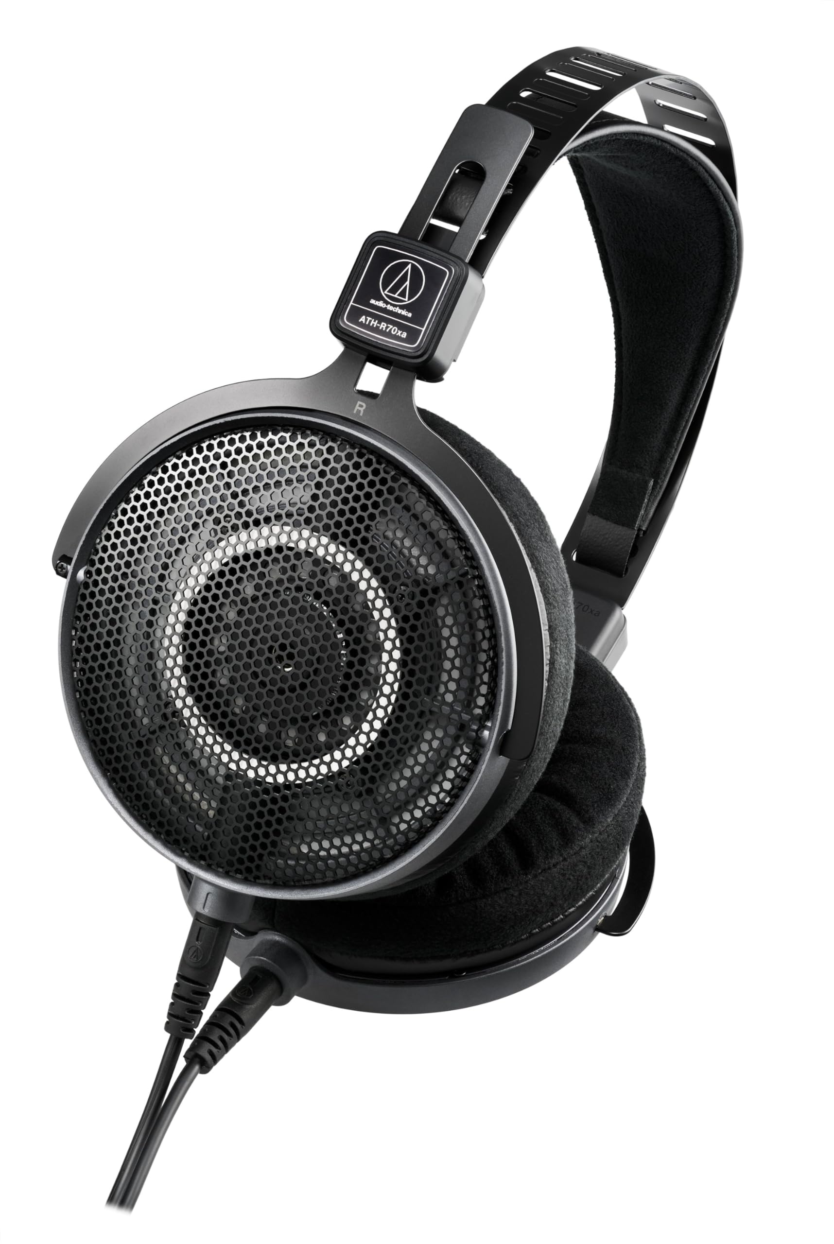 Audio-Technica ATH-R70xa Open Type Monitor Headphone, Wired [DTM Mixing, Mastering, Music Listening, Detachable 3.0m/1.2m Cable, Conversion Adapter Included, Open Back, Studio Monitor, Headphones]