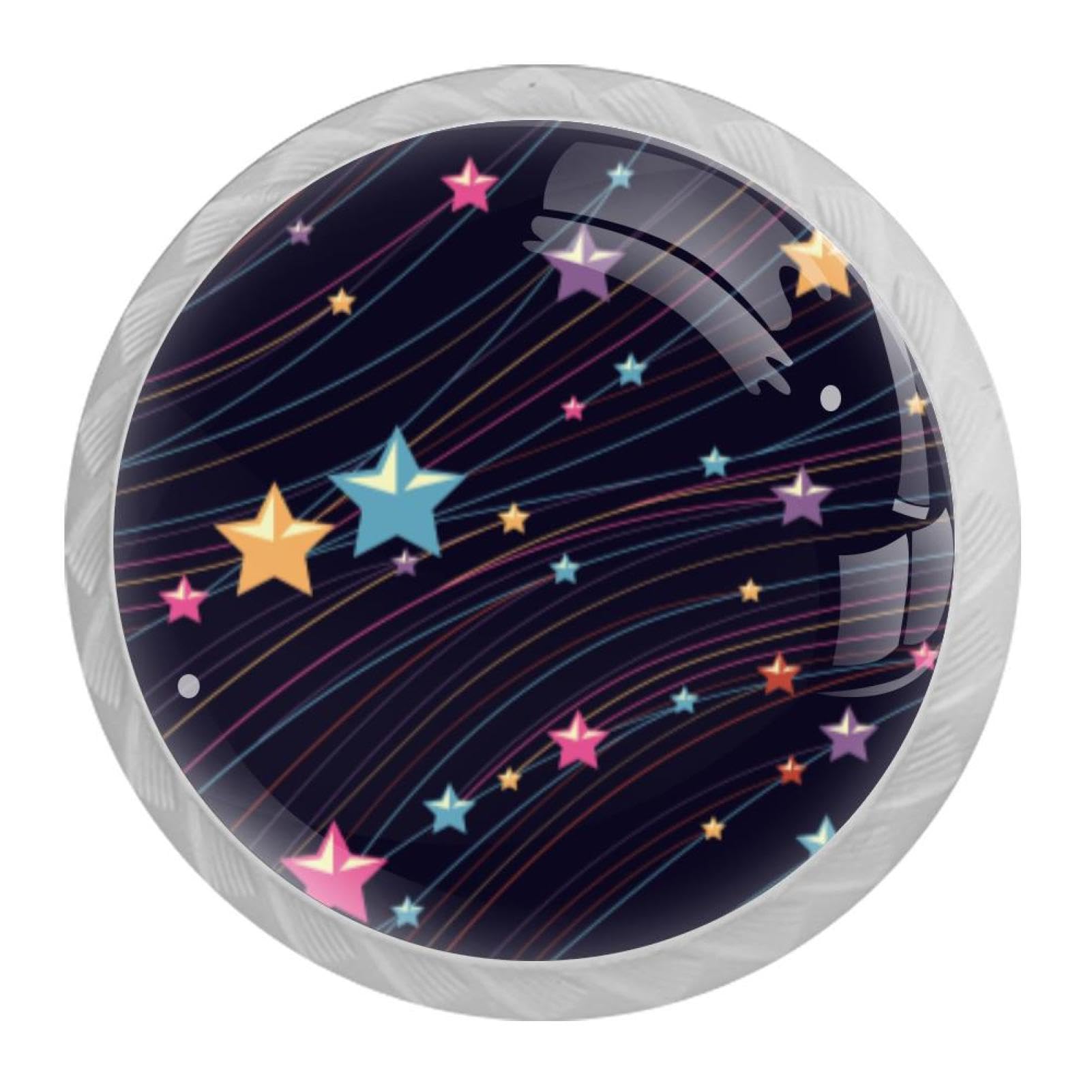 Tqmspg Multi Colorful Stars Pattern