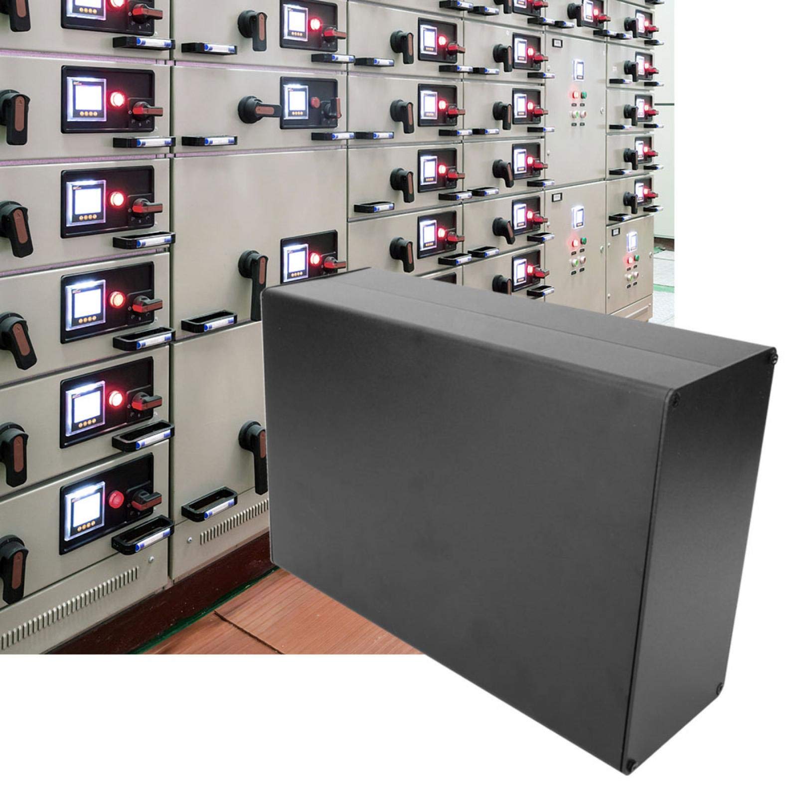 Custodia custodia raffreddamento alluminio, custodia elettronica scatola progetto tipo split 3,1 x 6,3 x 8,7 pollici, scatola strumenti di progetto PCB per circuito elettronico fai-da-te
