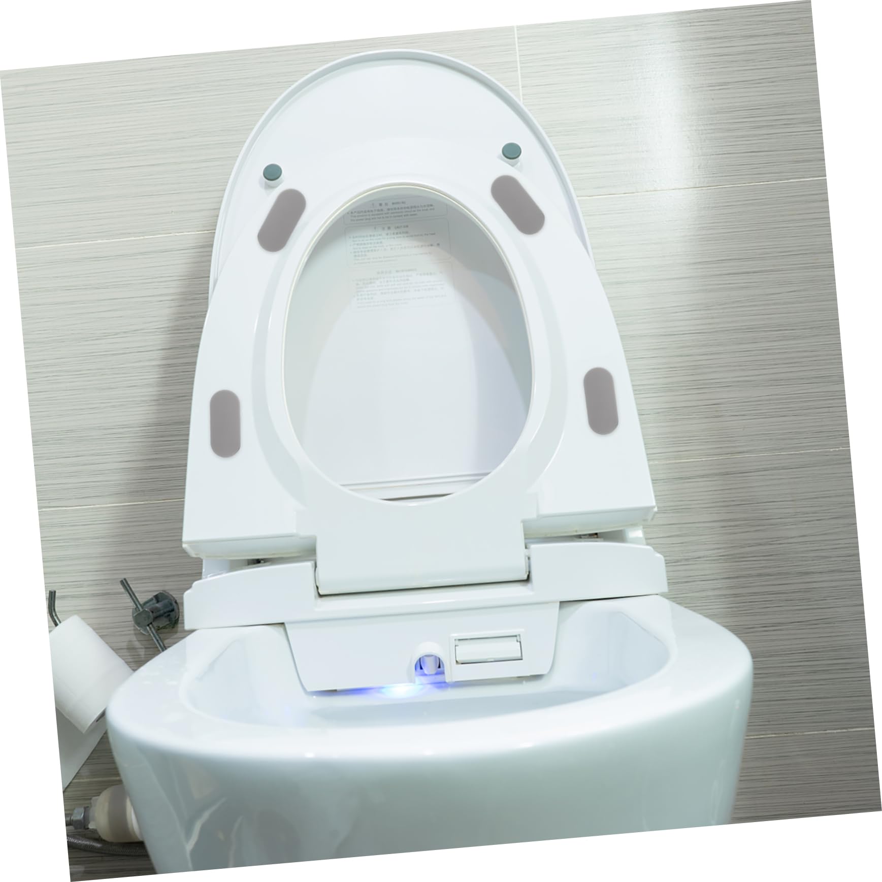 Lurrose 5 Ensembles Joint De Siège De Toilette Raccords De Siège De Toilette Cuvette De Toilette Pare-Chocs De Siège De Bidet Remplacement De Valve De Chasse 4 pièces * 5