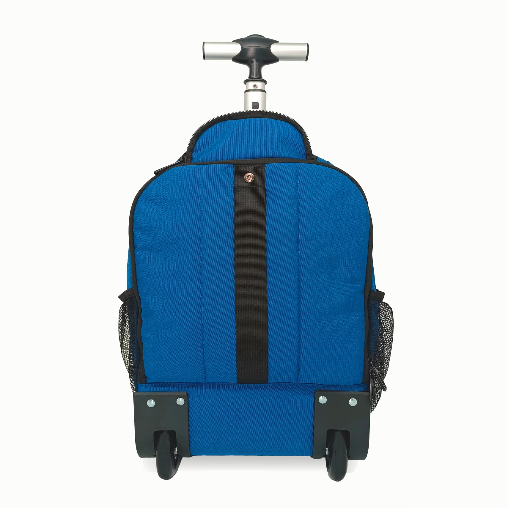 Aircruiser Hybrid 40 x 30 x 20 cm Rucksack Trolley mit Rollen Ryanair Handgepäck Wizzair Kabinengepäck Reiserucksack Flugzeug Carry-On (Blau, 40x30x20cm - mit Rädern)