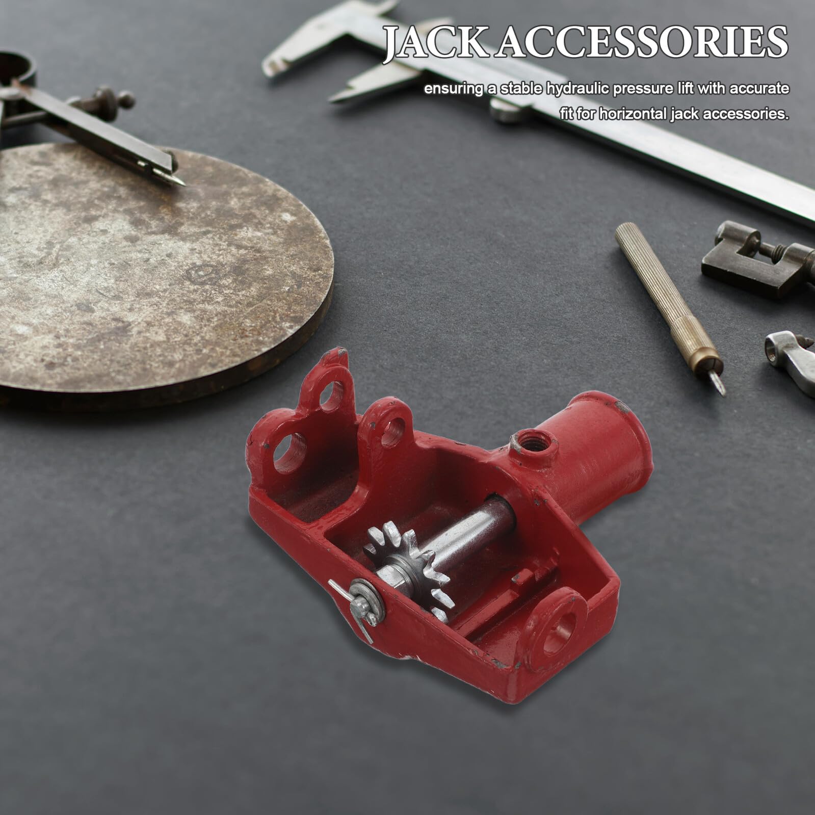 Accessori per Martinetto Idraulico 3 Ton in Metallo Rosso | Cric Orizzontale, Ambienti Officina Auto, Ricambio per Meccanici e Appassionati DIY