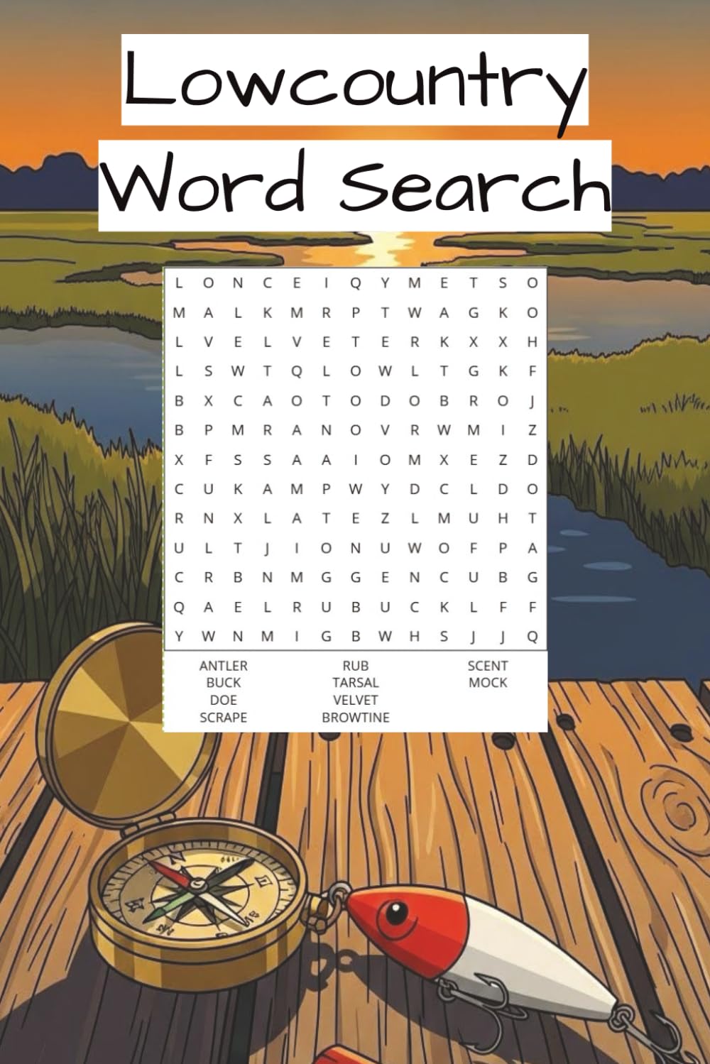 Large Print Word Search for Men: 100+ Southern Outdoor Puzzles including Hunting, Fishing, Camping & Coastal Living - Relaxing Brain Games for Adults ... Book for Hunters, Anglers, and Tailgaters