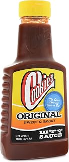 Cookies Original Sweet and Smoky BBQ Sauce, 18 Ounce