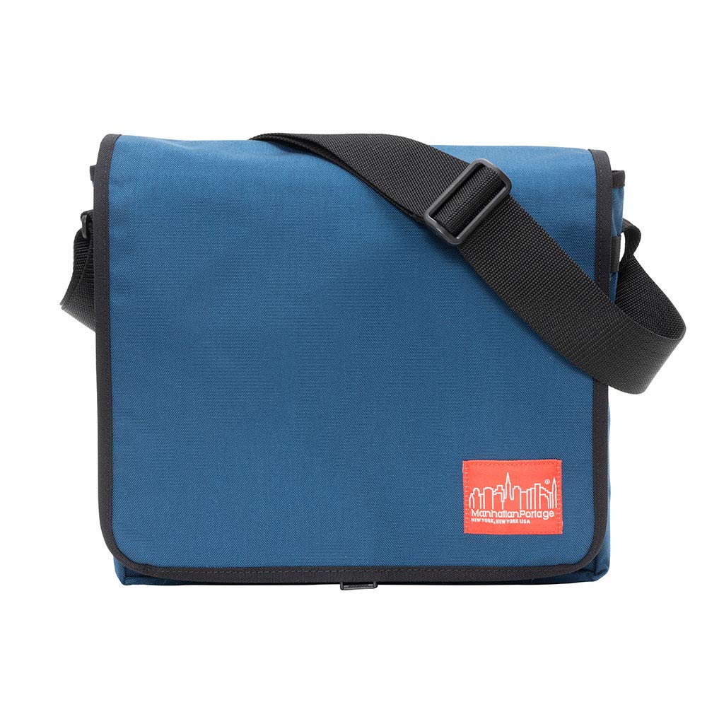 Manhattan Portage DJ Messenger Bag Fits 13" Laptop Water Resistant Zippered Compartment 1000D Cordura for Work College Travel