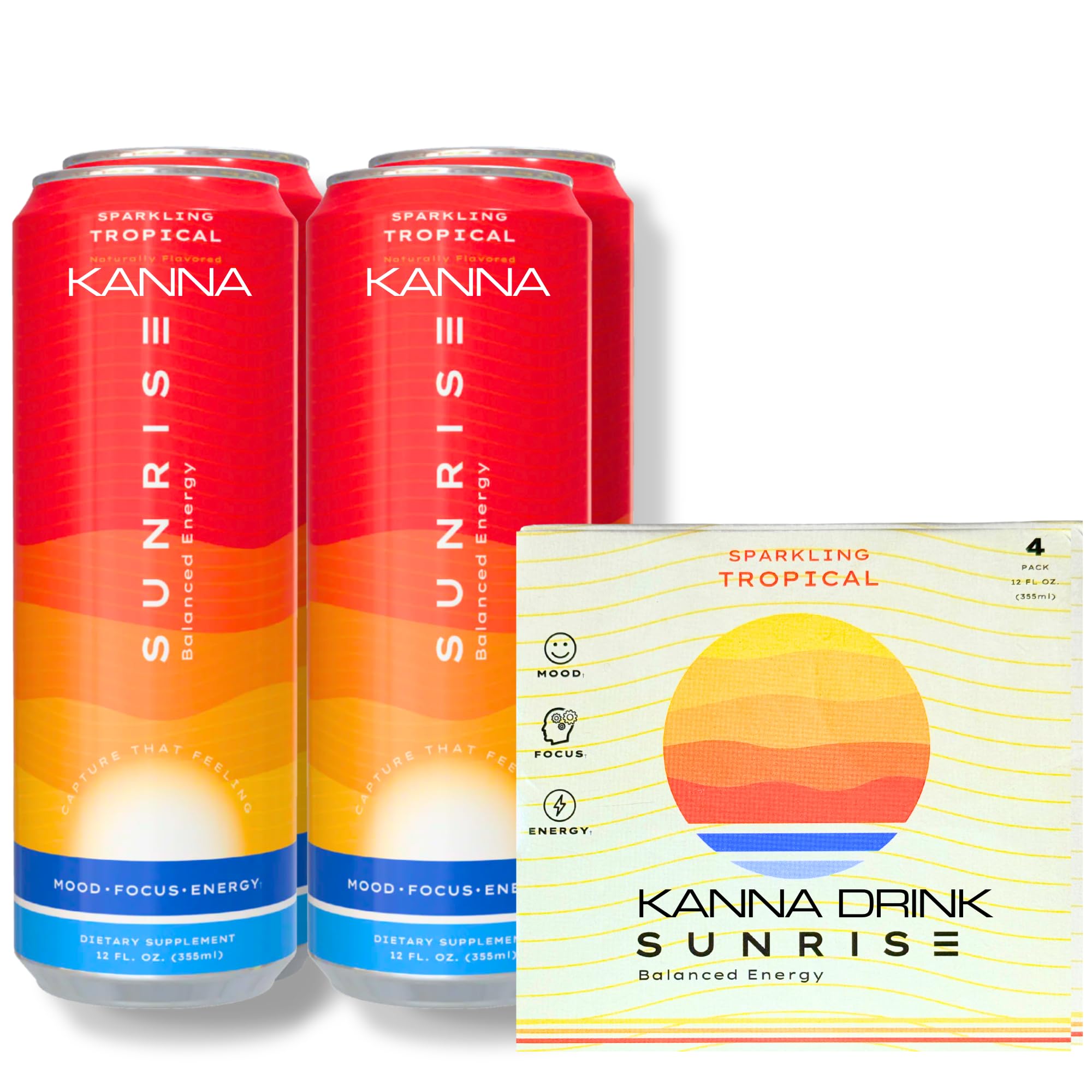 Amazon.com : Kanna Extract Drink Sparkling (4-Pack) | Kanna, L