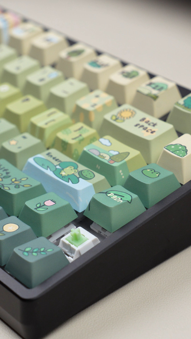 Image of KiiBOOM Flick Linear Mechanical Switch Set, 43gf, Pre-Lubed, 5-Pin Creamy Switches, 35 Pieces for Mechanical Gaming Keyboard, with LY Stem, PC+Nylon Housing, Compatible with MX Keycaps