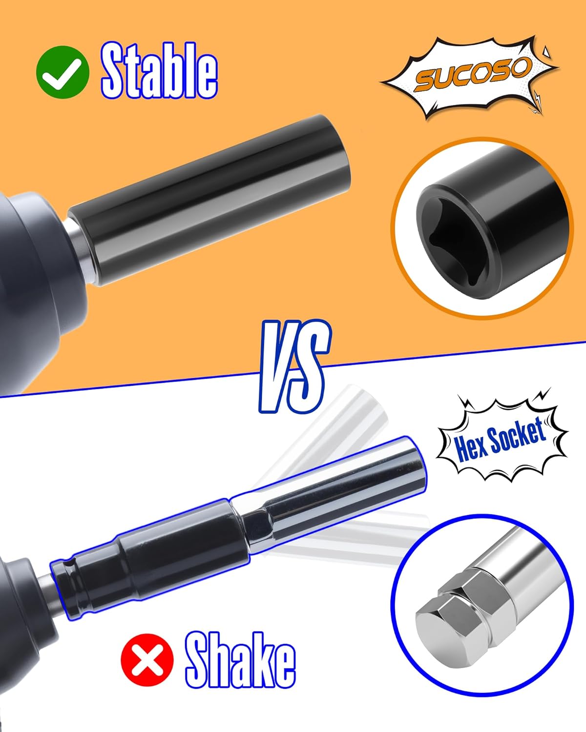 10pcs Spline Lug Nuts Socket Set,1/2" Impact Socket Key with 3" Extension for Easy Removal or Install Aftermarket Spline Lug Nuts&Spike Lug Nuts, CR-V Steel Repair Tool Set fit 5,6,7,10,12 Point Nut