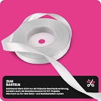 Netuno szatén szalag 12mm x 32m világos ekrü színű dekoratív tekercs kézműveskedéshez esküvőhöz ajándékcsomagoláshoz 4
