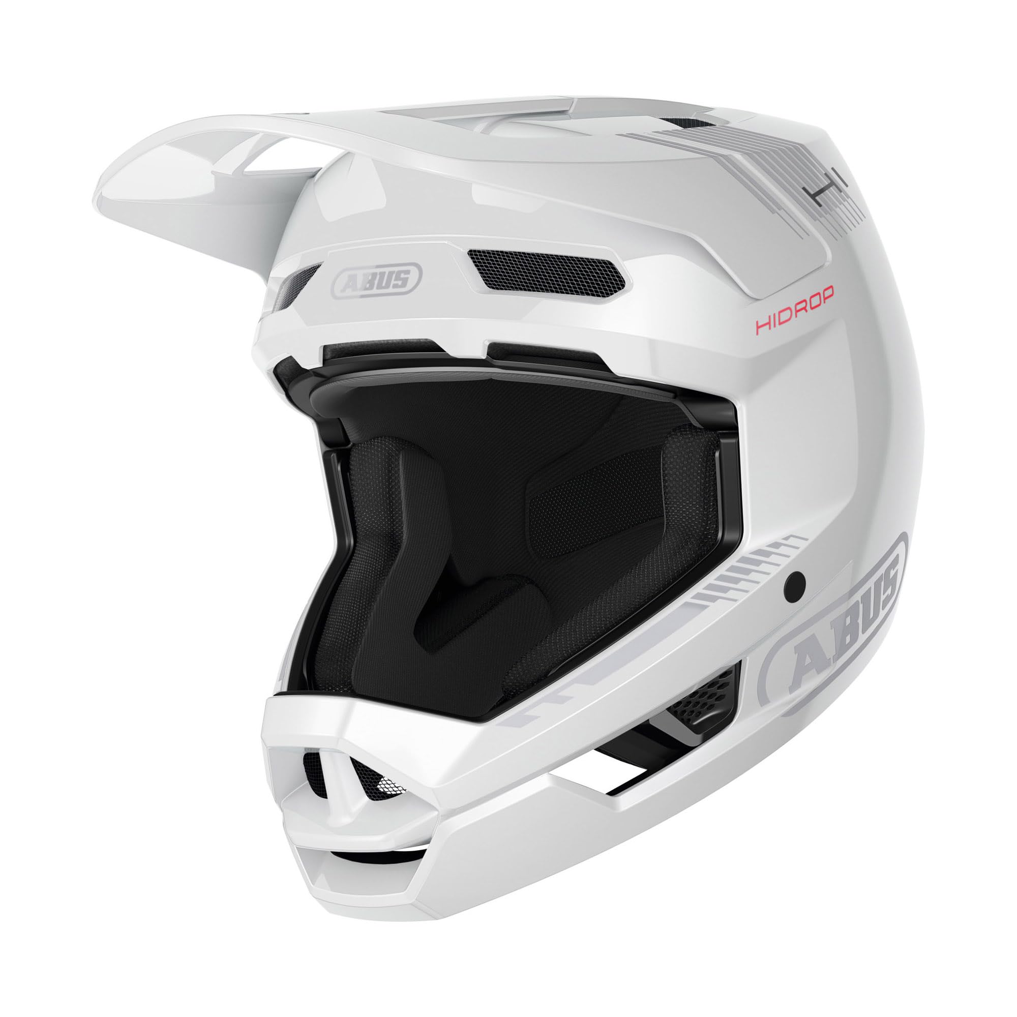 ABUS Downhill Helm HiDrop – ASTM-zertifizierter Fullface Helm mit ABS-Außenschale für MTB: Downhill, Enduro und Bikepark – für Erwachsene und Jugendliche