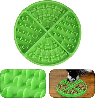Dog Lick Treat mat Dog Slow Feeder Dog Licking Mat Pet Calming Mat Anxiety Relief Dog Cat Training Lick Wet Food Mat Perfe...