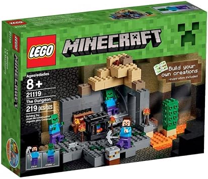 LEGO Minecraft The Dungeon 21119 Toy for Ages 8 Year Old +