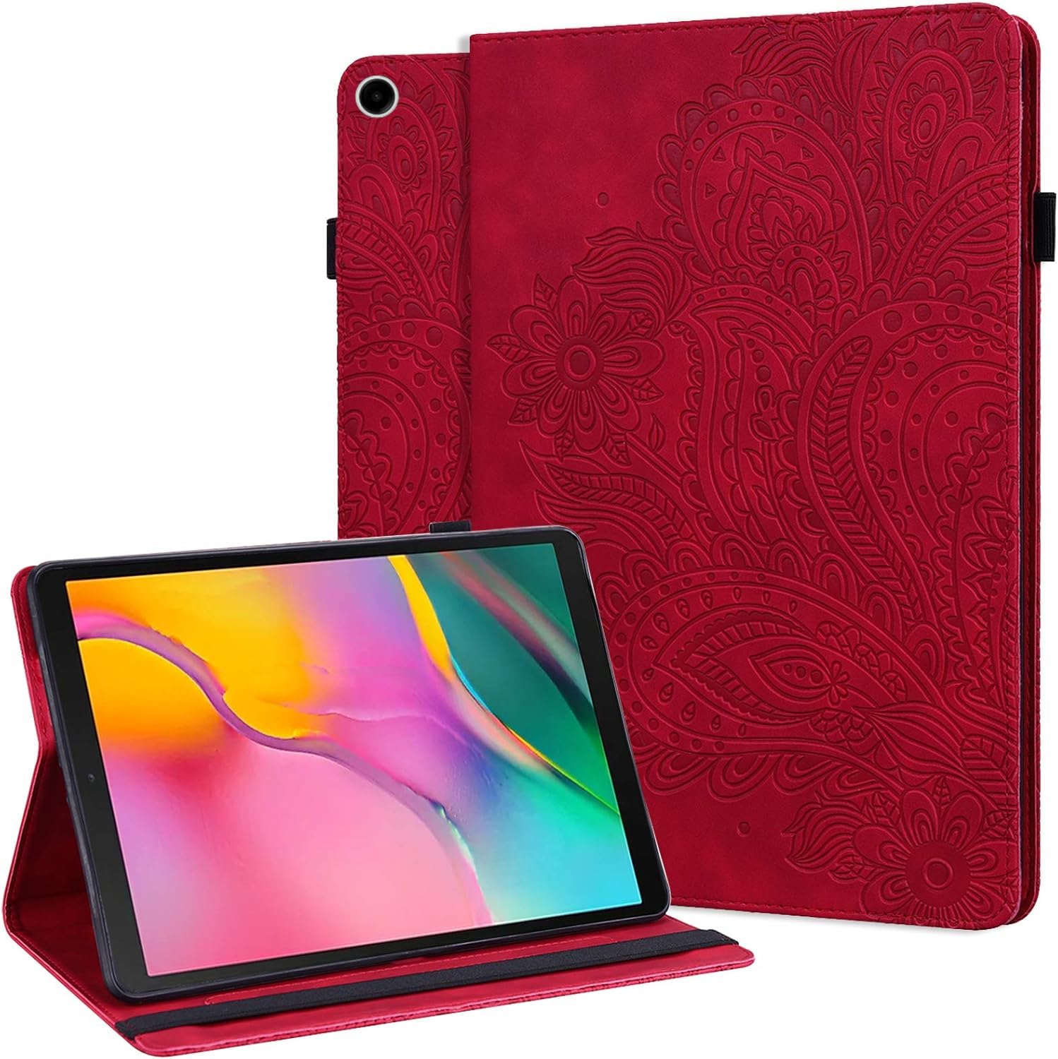 Funda Samsung Tab A9 Plus 11 pulgadas antirrayaduras con soporte estable y lápiz integrado 8