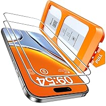 TOCOL Pellicola Vetro Temperato per iPhone Air, Rimozione Automatica Della Polvere, Senza Bolle, Durezza 9H, Copertura Completa, Compatibile con Custodie, Pellicola per iPhone 17 Air, 2 Pezzi