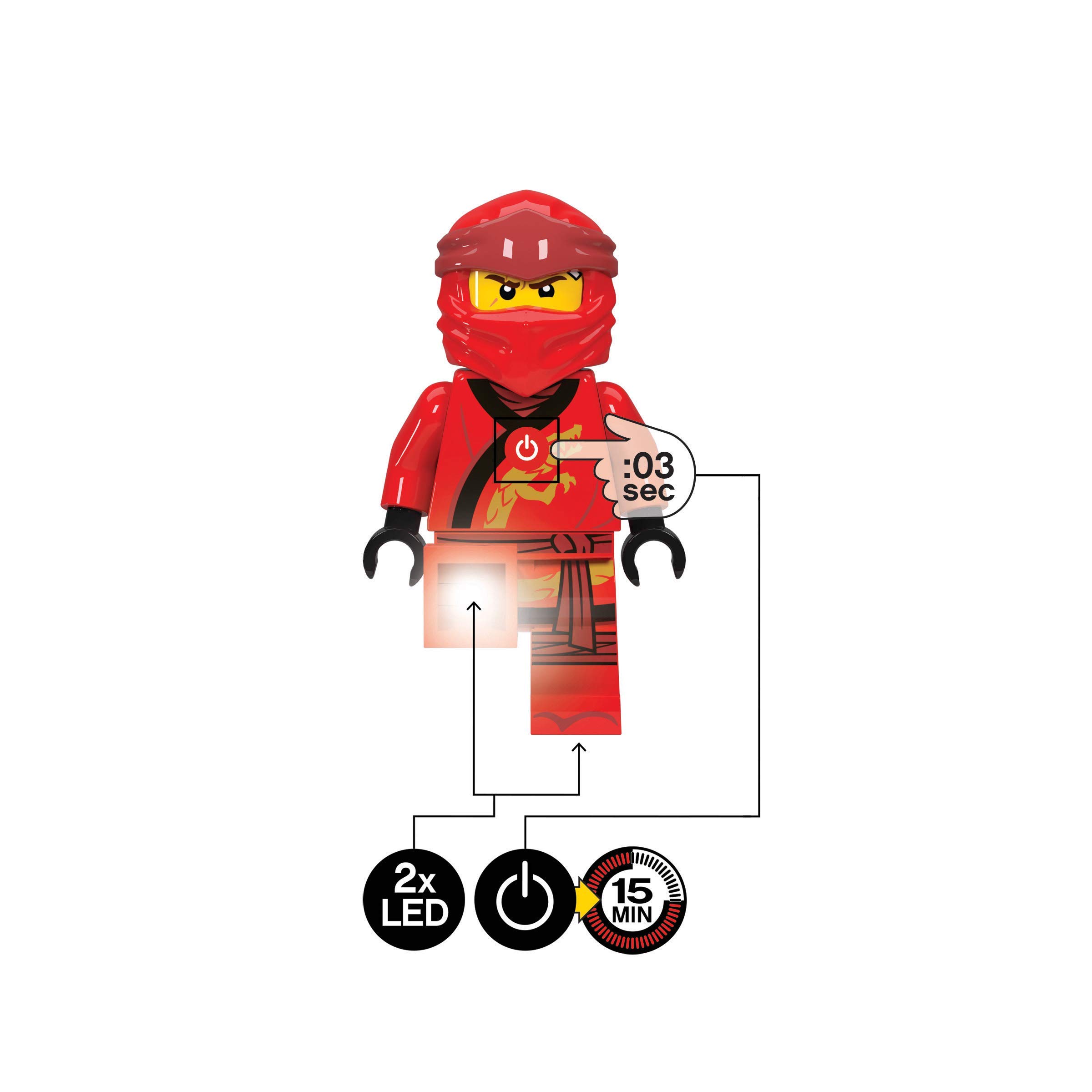 Amazon.com: Lego Ninjago Legacy Kai Torch - 5 inch Tall Figure