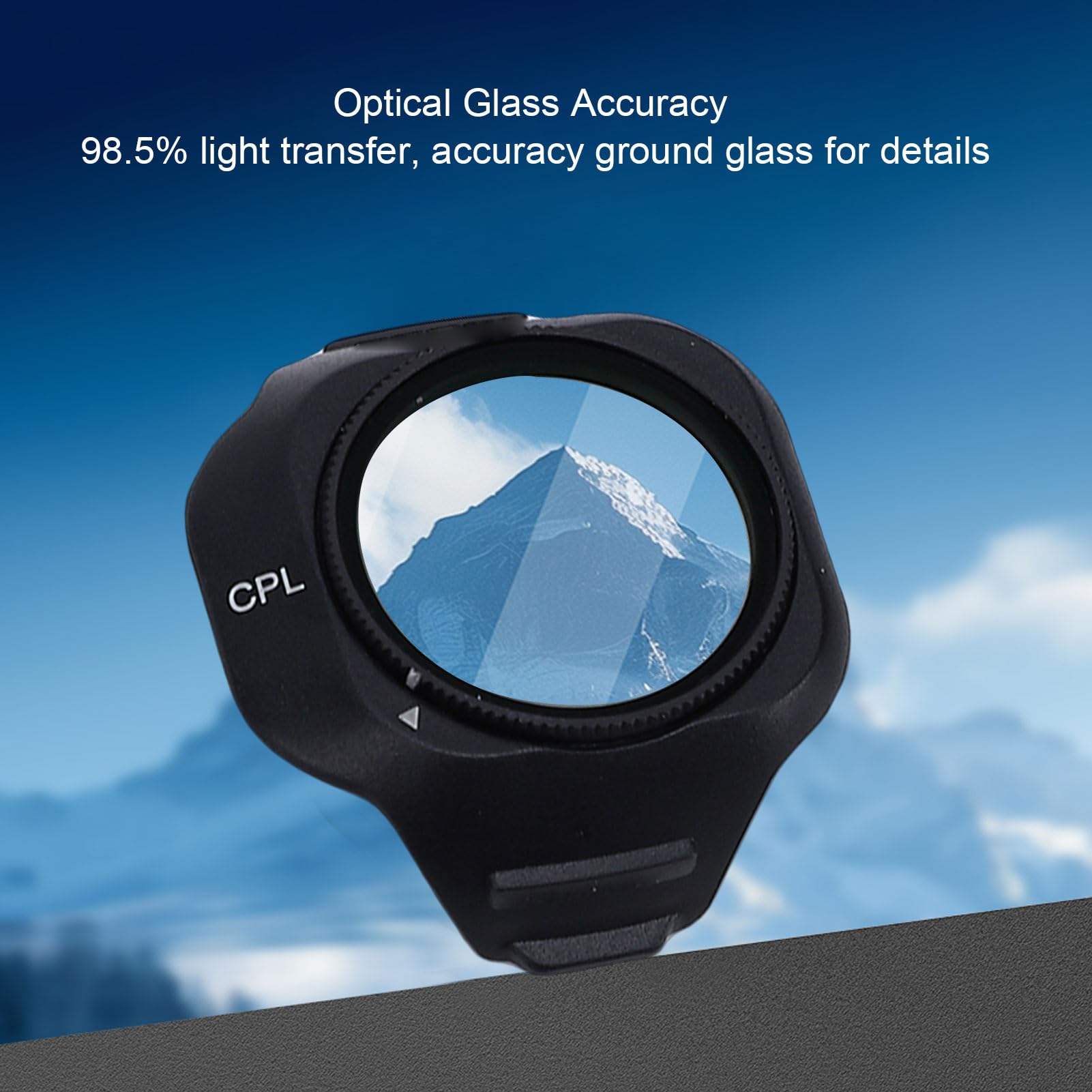 Jectse Juego de Filtros para Lentes de Drones, Filtros ND CPL con 3 ND ND8 ND16 ND32 y 1 Filtro CPL para Cámara de Drones MINI5 Pro