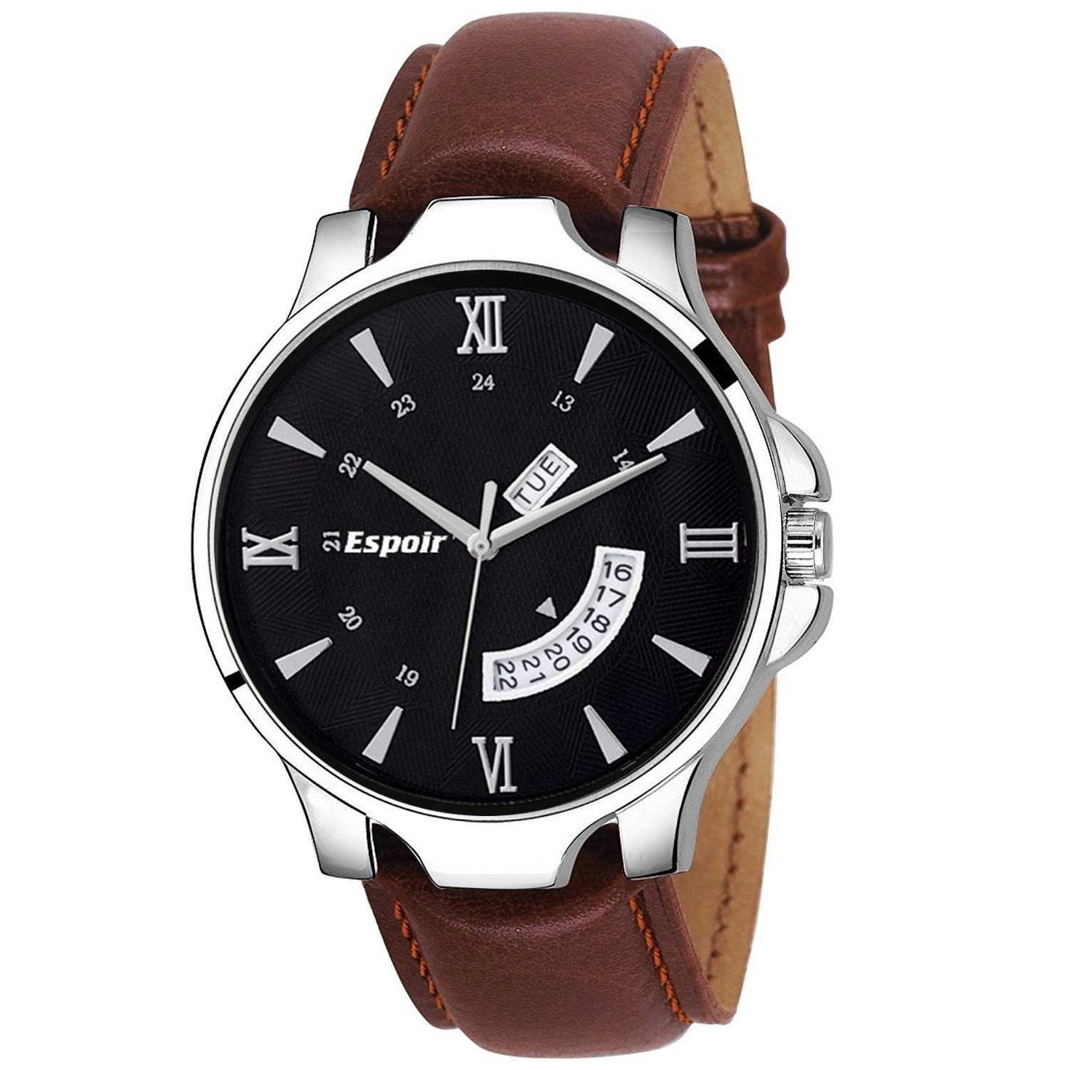 Espoir Analogue Blue Dial Day and Date Boys and Mens Watch - HammerDex0507 (B07TWQ7TT7) Amazon Price History, Amazon Price Tracker