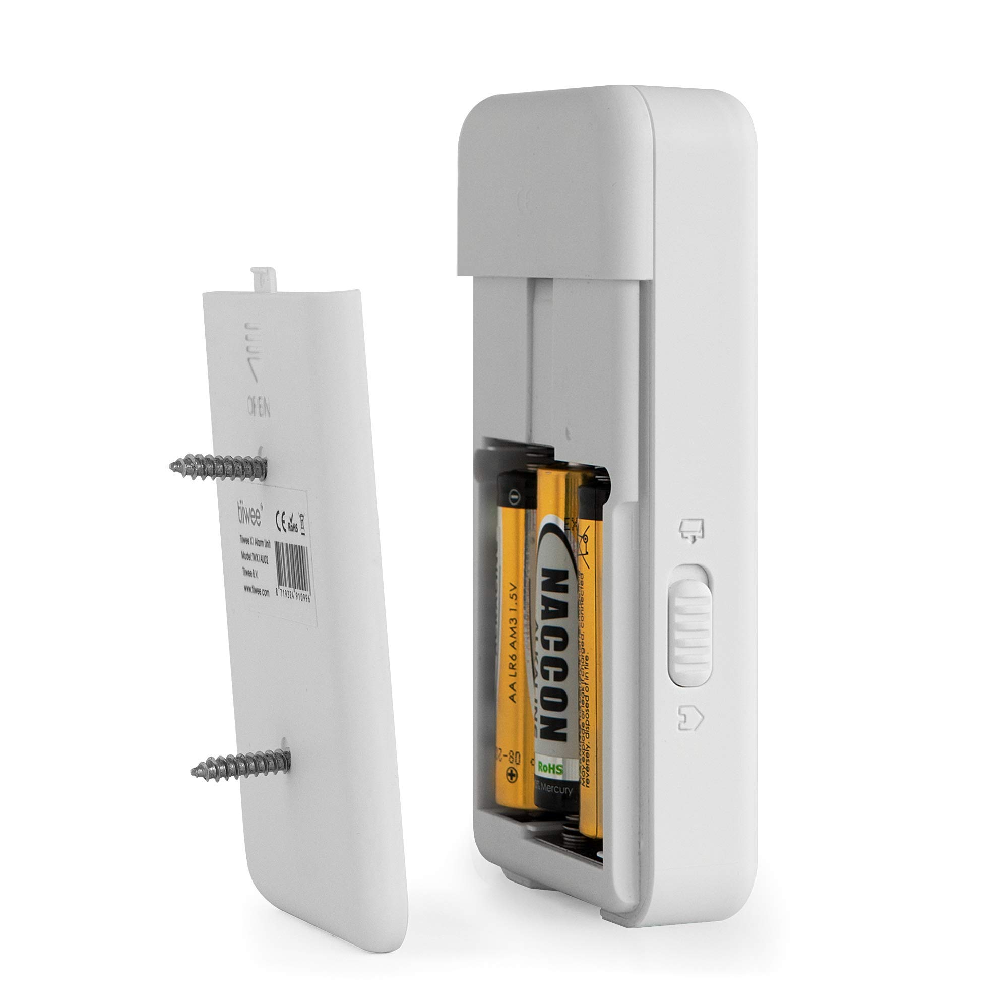 tiiwee X3 Alarmsirene für X3 Tiiwee Home Alarm Systeme | Für den Innenbereich, Gesichert durch 4-stelligen PIN-Code, Einbruchschutz, Sicherheitstechnik