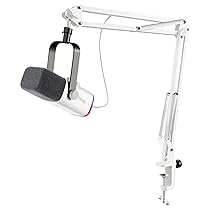 FIFINE XLR Streaming Microfono Kit Dinamico per Podcasting, Gaming Micrófono USB per PC Mac PS4 PS5, Cardioide Microphone per Registrazione Vocale