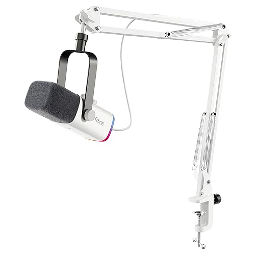 FIFINE XLR Streaming Microfono Kit Dinamico per Podcasting, Gaming Micrófono USB per PC Mac PS4 PS5, Cardioide Microphone per Registrazione Vocale