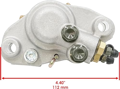 Miniatura 7 de Caltric Pinza de freno delantera y trasera con almohadilla compatible con Polaris Scrambler 400 1998 1999 2000