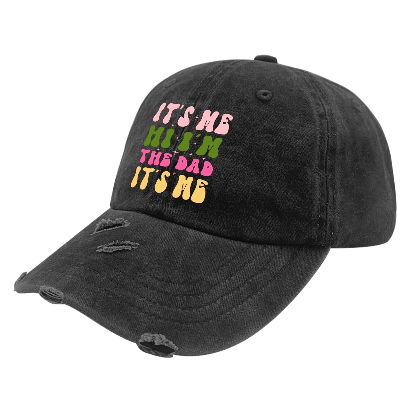 It's Me Hi I'm The Cool Mom It's Me Hats for Men Washed Distressed Baseball Caps Trendy Washed