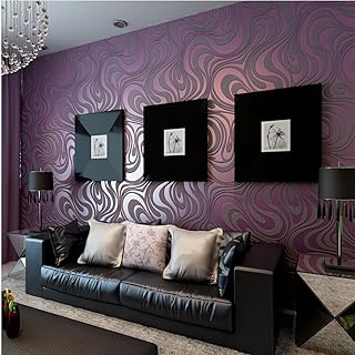 Q QIHANG 10M Modern Luxury Abstract Curve 3D Wallpaper Roll Mural Paper ...