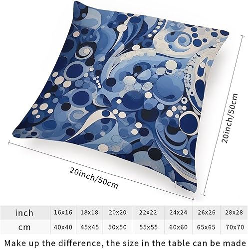 Vista 131 de ArogGeld Funda de cojín de chinoiserie japonesa chinoiserie asiática, fundas de almohada de pagoda azul asiática, funda de almohada oriental de A-1