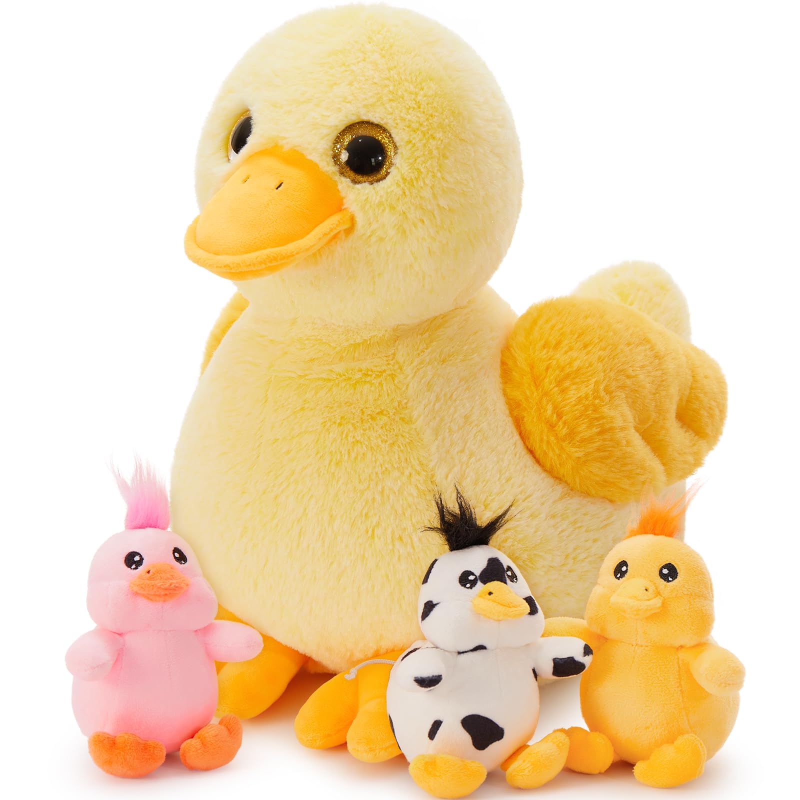 Amazon.com: Karister 4 Pcs Duck Plush, Mom Duck Stuffed