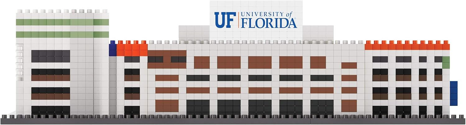 FOCO NCAA Unisex NCAA College 3D BRXLZ Puzzle Team Football Stadium