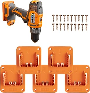Tool Holder Mount for Ridgid AEG 18V Drill Tool Hanger Power Tool Storage -5 Pack