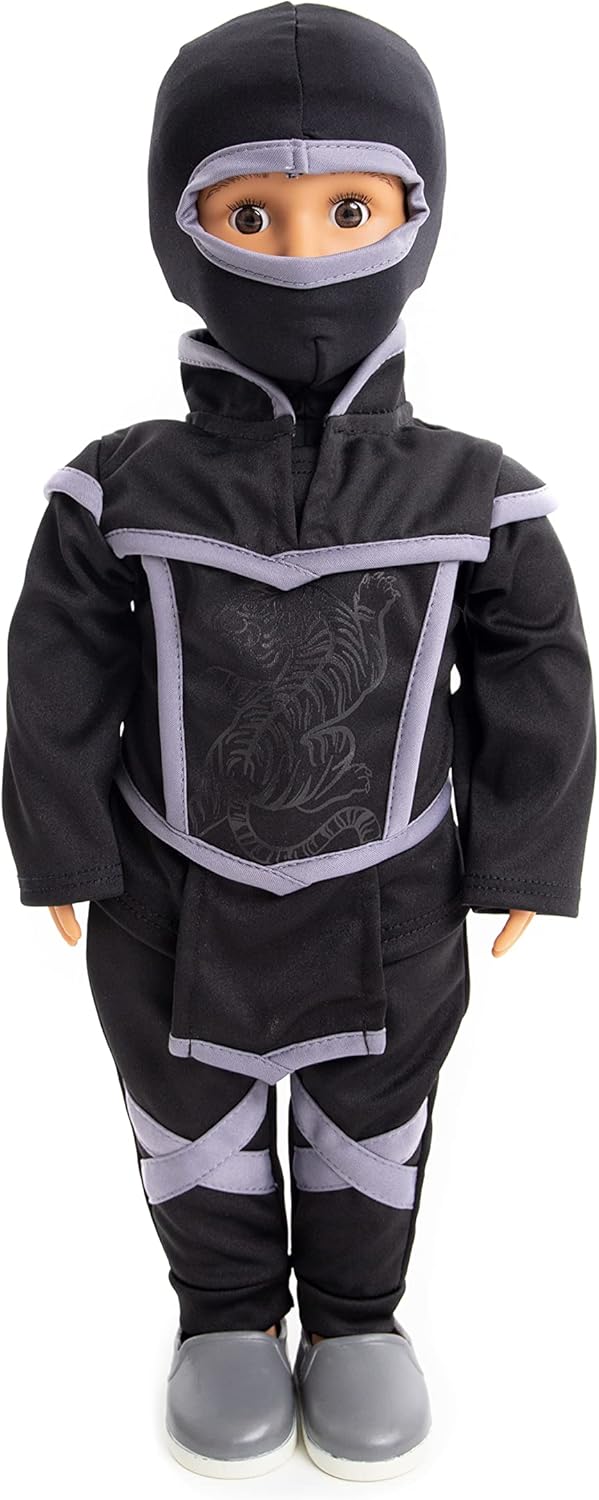 Little Adventures Boys Doll Clothes Costumes Ninja