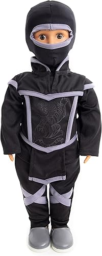 Miniatura 3 de Little Adventures Disfraz de muñeca para niños (Royal Ice Master)  Muñeca no incluida  Lavable a máquina para juegos de simulación y fiesta