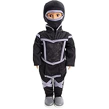 Little Adventures Boys Doll Clothes Costumes Ninja