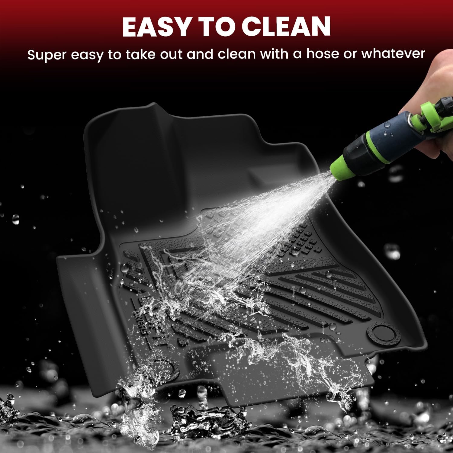 LASFIT Floor Mats&Trunk Mat&Backrest Mats for Acura Mdx 2014-2020 (Fit 7 Seater,Not fit Hybrid), Cargo Mat All Weather TPE Mats Custom Fit Floor Liner for Mdx 1st&2nd&3rd Row Car Mats & Cargo Liner - Image 6