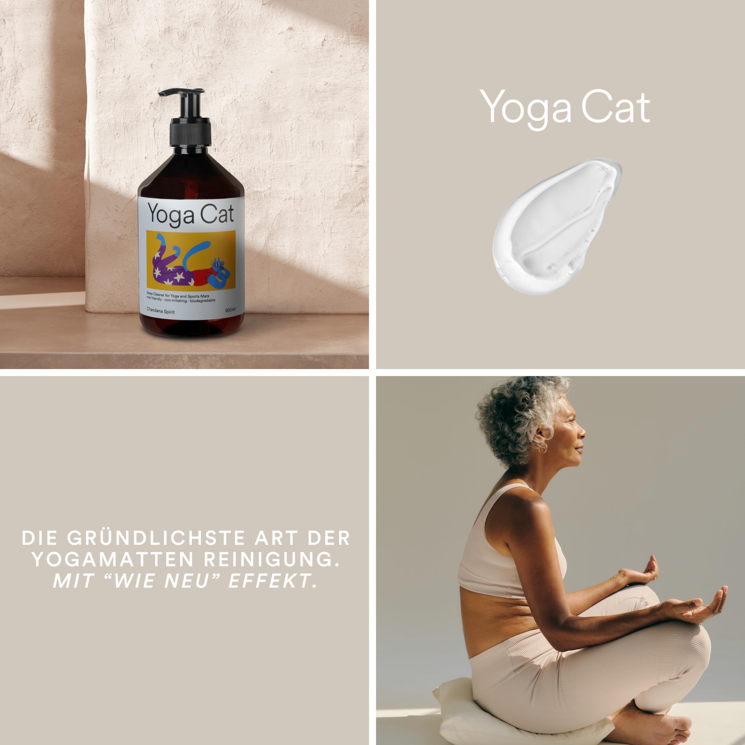 Yoga Cat Yogamatten Tiefenreiniger & Deep Cleaner 500ml